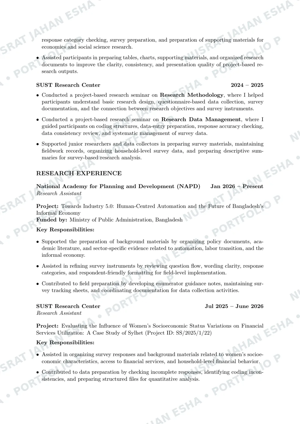 CV page 2