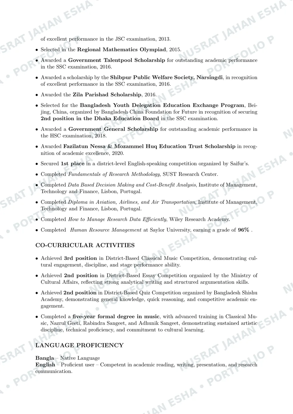 CV page 4