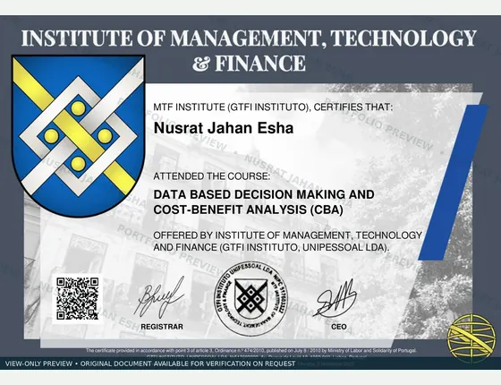 Watermarked preview of Data-Based Decision Making and Cost-Benefit Analysis