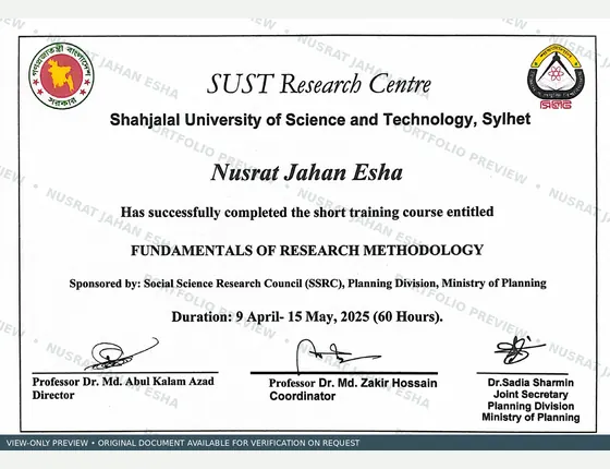 Watermarked preview of Fundamentals of Research Methodology